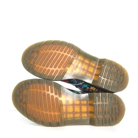 Dr Martens 101 Wanderlust Floral Leather Lace Up Ankle Boots Women’s 7 Shoes - Picture 12 of 13